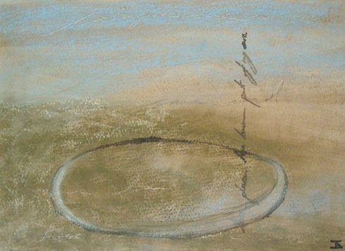 My Arc, 2010 (mixed media on paper)