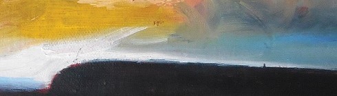 Causeway Waltz, 2016 (oil on canvas on board)
