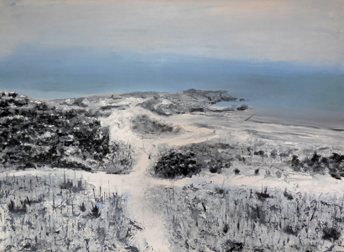 New Snow, 2014 (oil on canvas)