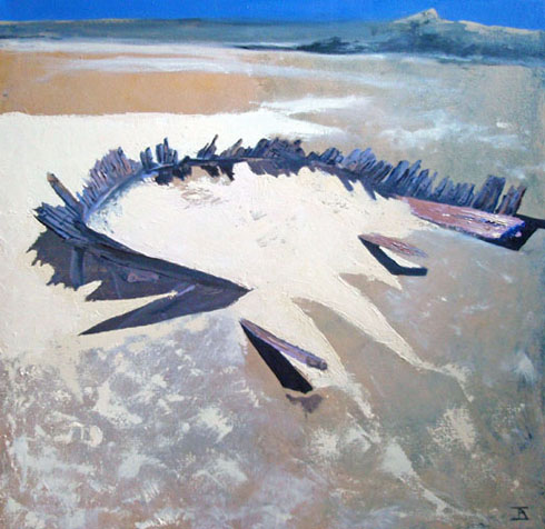 Sailing the Dunes, 2008 (oil on canvas)