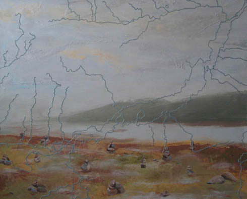 Smirr - Loch Loyne, 2008 (oil on canvas)