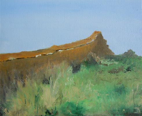 Skerry Dyke, 2011 (oil on canvas on board)