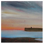 Evening over the Broch, 2011 (oil on canvas on board)