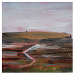 Low Tide at the Broch, 2011 (oil on canvas on board)